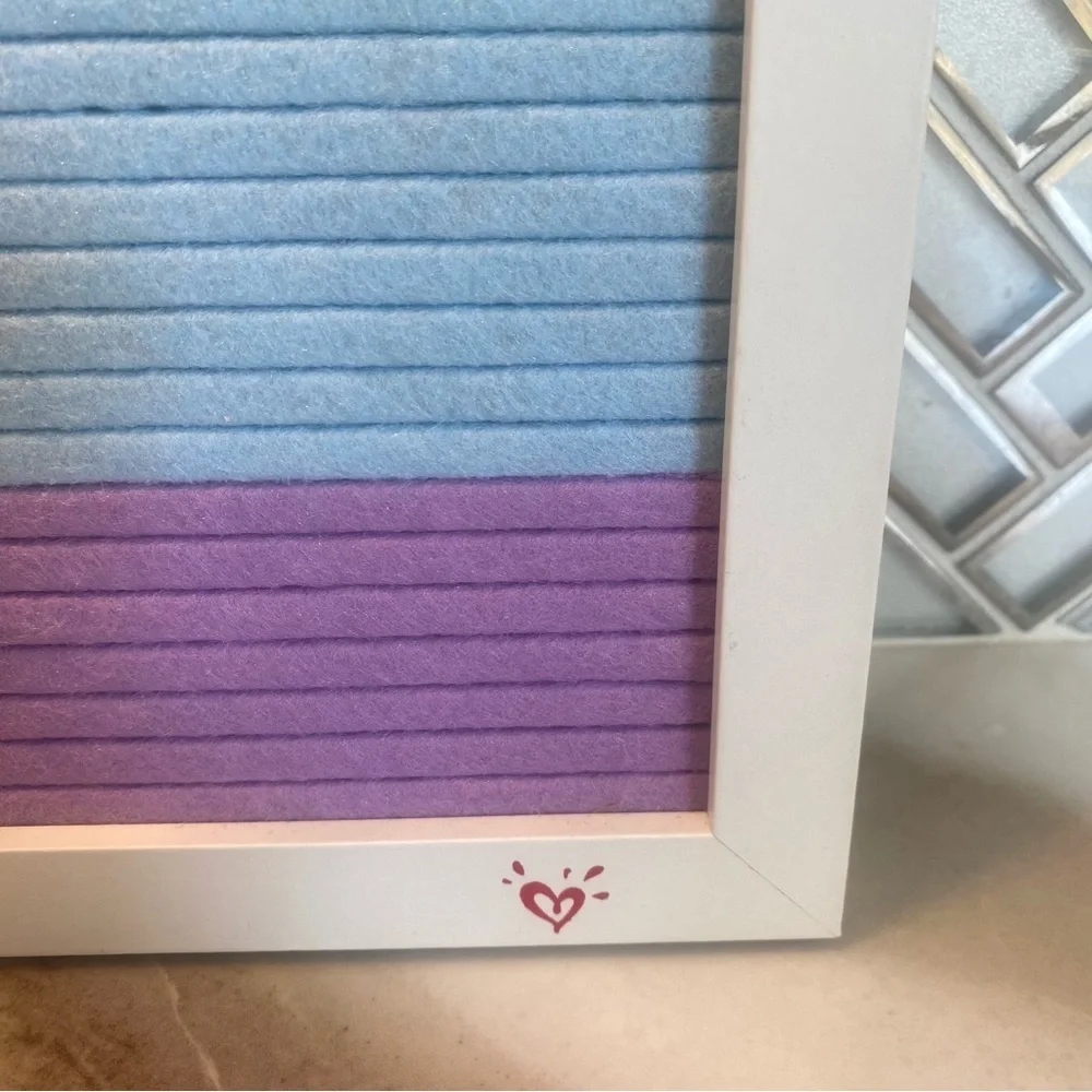 Rainbow Felt Letter Board